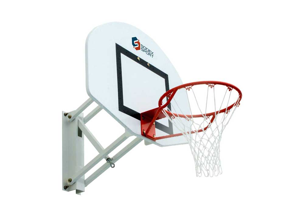 Panier Basket Extérieur acier plastifié blanc