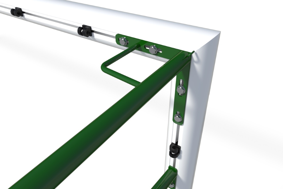 But de foot avec visserie inox