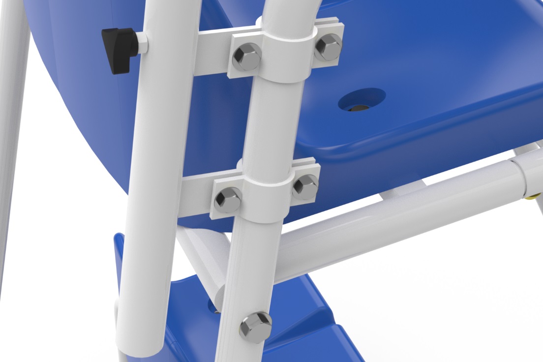 Adaptateur pour chaise d'arbitre de tennis